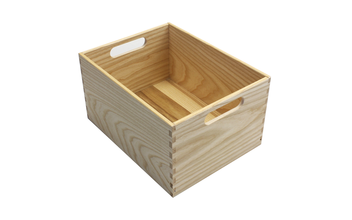 Box aus Holz Esche frü Schublade